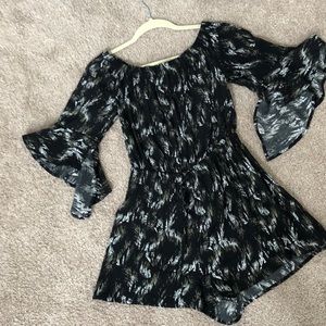 Express Black Romper